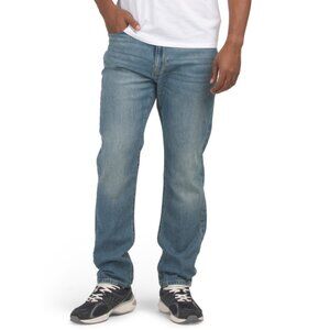 LUCKY BRAND Denim Slim Straight Leg Jeans With Stitching Details